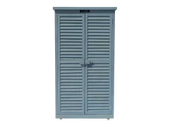 Armário para jardim "Space" - 87 x 46.5 x 160 cm - Azul céu