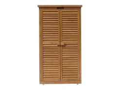 Armário para jardim "Space" - 87 x 46.5 x 160 cm - Marrom