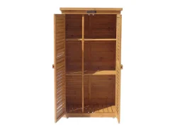 Armário para jardim "Space" - 87 x 46.5 x 160 cm - Marrom
