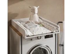 Armário para máquina de lavar branco/artesanal 68x60x88.2 viktor
