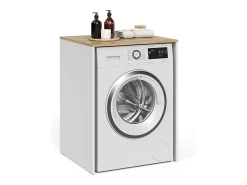 Armário para máquina de lavar branco/artesanal 68x60x88.2 viktor