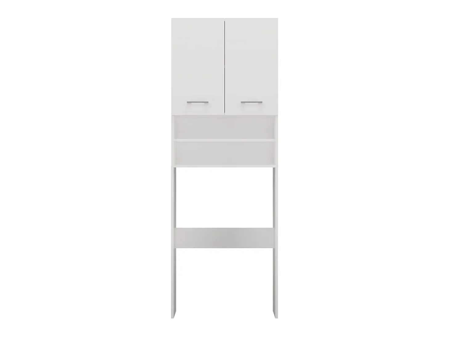 Armário para máquina de lavar, 30 x 64 x 180 cm, Branco Mate