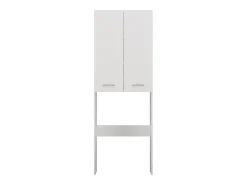 Armário para máquina de lavar, 30 x 64 x 180 cm, Branco Mate