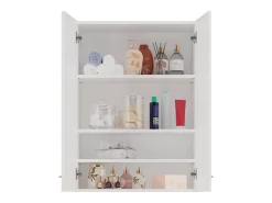 Armário para máquina de lavar, 30 x 64 x 90 cm, Branco Mate