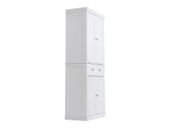 Armário SucceBuy de Despensa de Cozinha 183cm, 4 Portas, 3 Prateleiras Ajustáveis, Armazenamento, Projetado para Famílias Grandes e Restaurantes
