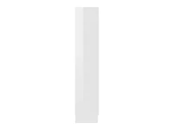 Armário vitrine derivados de madeira branco brilhante