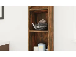 Armário WC 30x30x183,5 cm derivados de madeira carvalho fumado