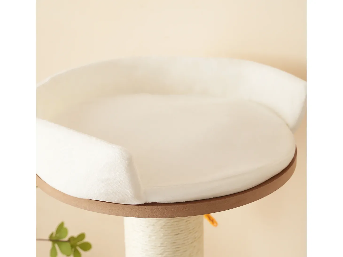 Arranhador para gatos 135 cm de altura - 3 plataformas - 1 casinha para gatos - branco