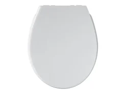 Assento Sanitário Bambino branco multigeracional com duplo assento para criança e adulto, fechamento suave, fixações universais