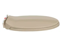 Assento sanitário com fechamento suave oval bege 02_0002922