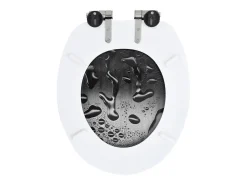 Assento sanitário com tampa em MDF mecanismo de fechamento suave e design em forma de gota d'água 02_0002903
