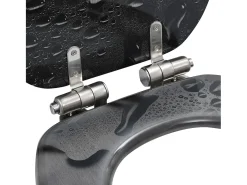 Assento sanitário com tampa em MDF mecanismo de fechamento suave e design em forma de gota d'água 02_0002903