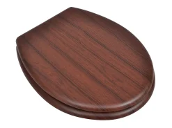 Assento sanitário com tampa MDF design simples em marrom 02_0002880