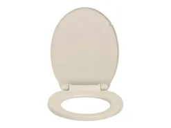 Assento sanitário com tampa de fechamento suave oval cor damasco 02_0002919