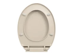 Assento sanitário com tampa de fechamento suave oval cor damasco 02_0002919