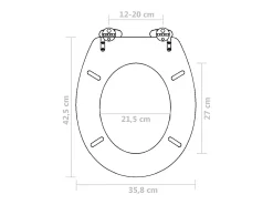 Assento sanitário com tampa de fechamento suave MDF branco 02_0002875