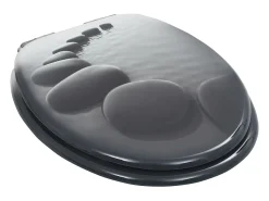 Assento sanitário com tampa de fechamento suave em MDF design em pedra 02_0002898