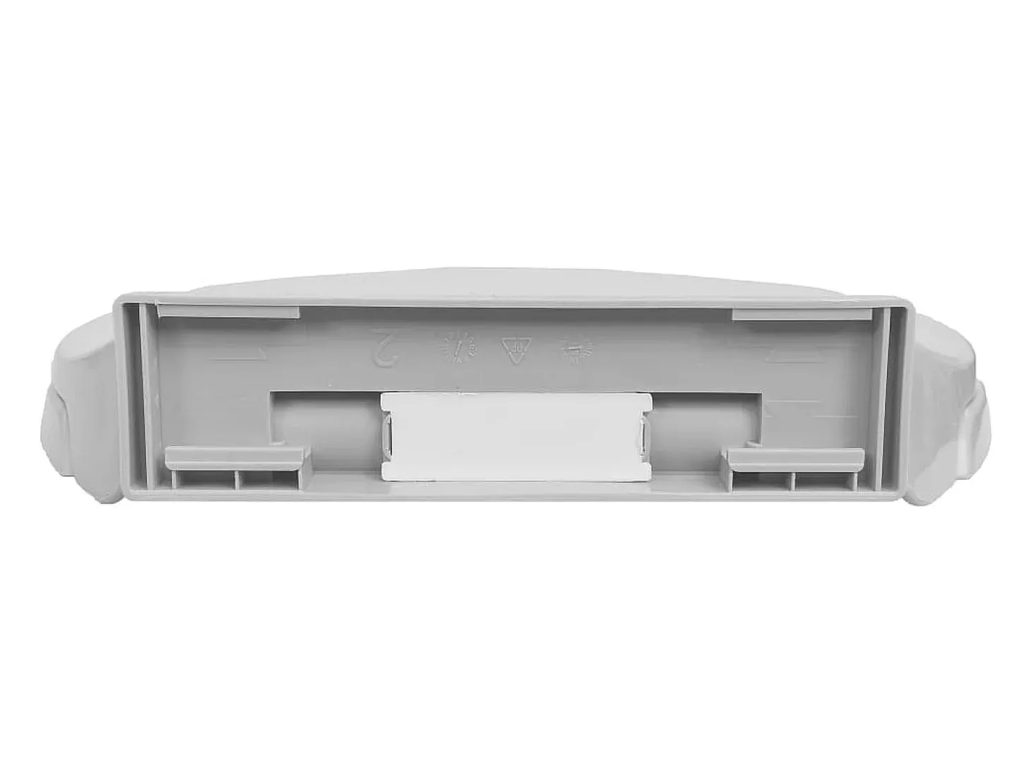 Assento sanitário com tampa de fechamento suave cinza claro oval 02_0002915