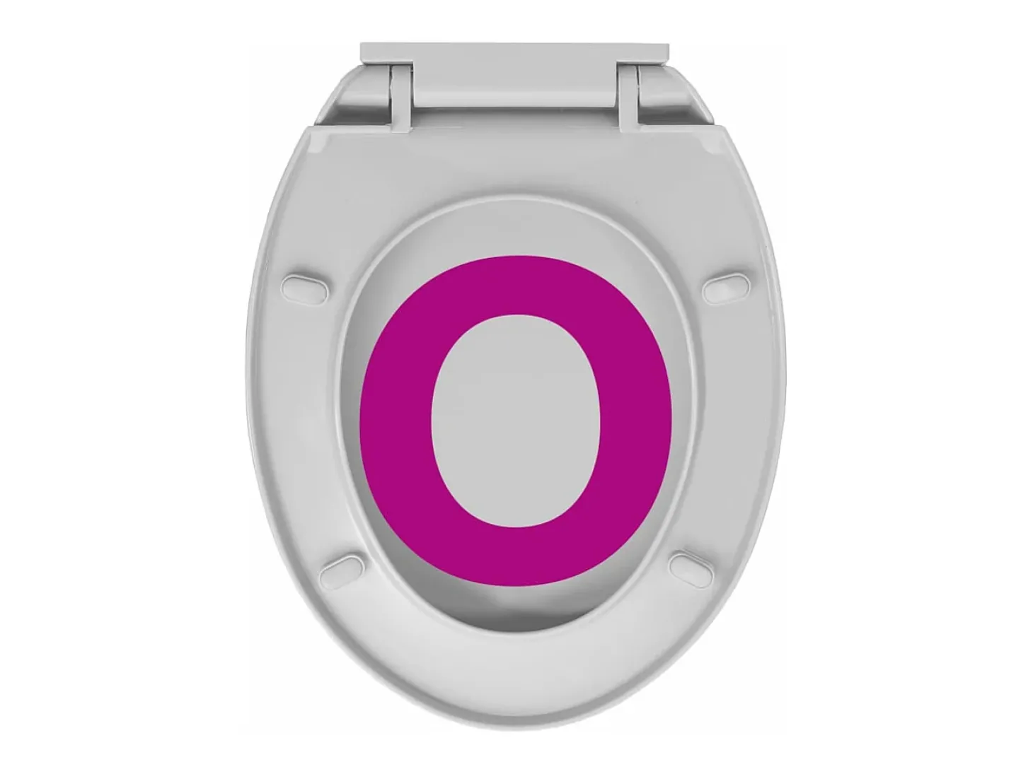 Assento sanitário com tampa de fechamento suave cinza claro oval 02_0002915