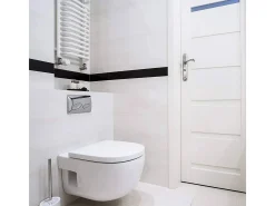 Assento sanitário em formato de D com fechamento suave para banheiro familiar branco 19_0000736