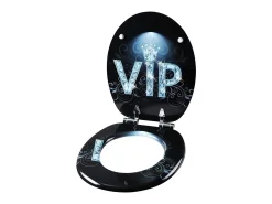 Assento sanitário em MDF com mecanismo de fechamento suave VIP II 19_0000746