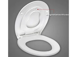 Assento sanitário familiar com assento infantil assento sanitário de plástico com fechamento automático branco 19_0000682