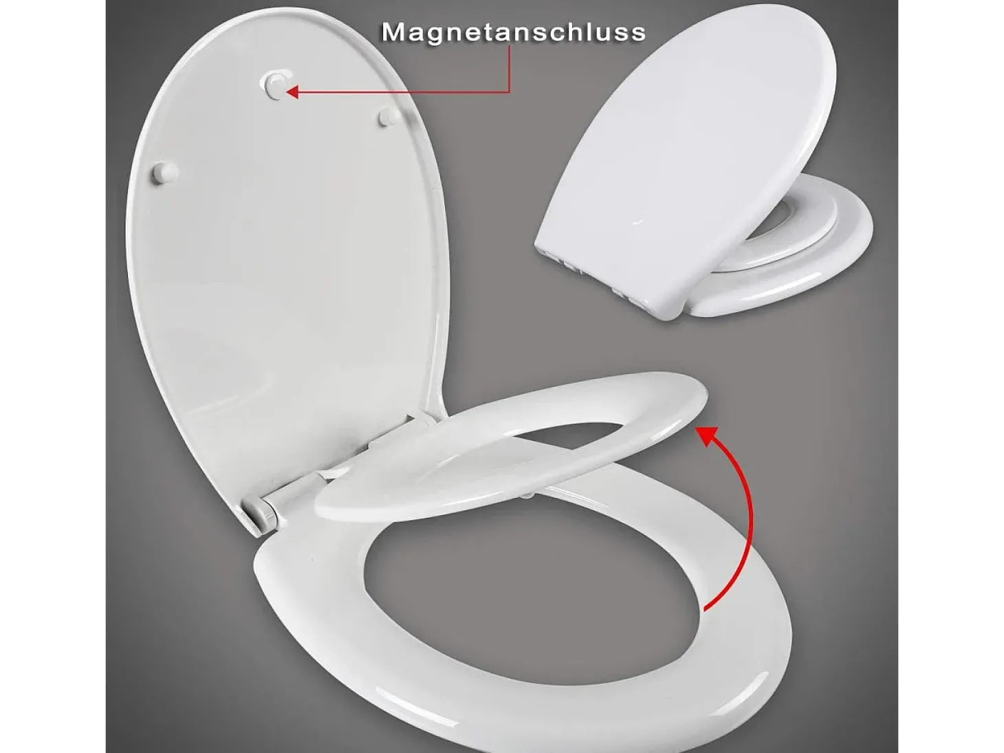 Assento sanitário infantil assento sanitário familiar com mecanismo de fechamento suave branco 19_0000680