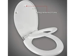 Assento sanitário infantil assento sanitário familiar com mecanismo de fechamento suave branco 19_0000680