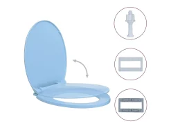 Assento sanitário oval azul com fechamento suave 02_0002923