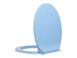 Assento sanitário oval azul com fechamento suave 02_0002923