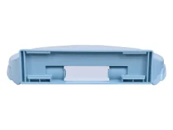 Assento sanitário oval azul com fechamento suave 02_0002923