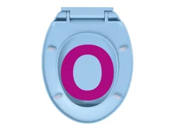 Assento sanitário oval azul com fechamento suave 02_0002923