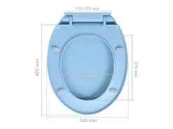 Assento sanitário oval azul com fechamento suave 02_0002923