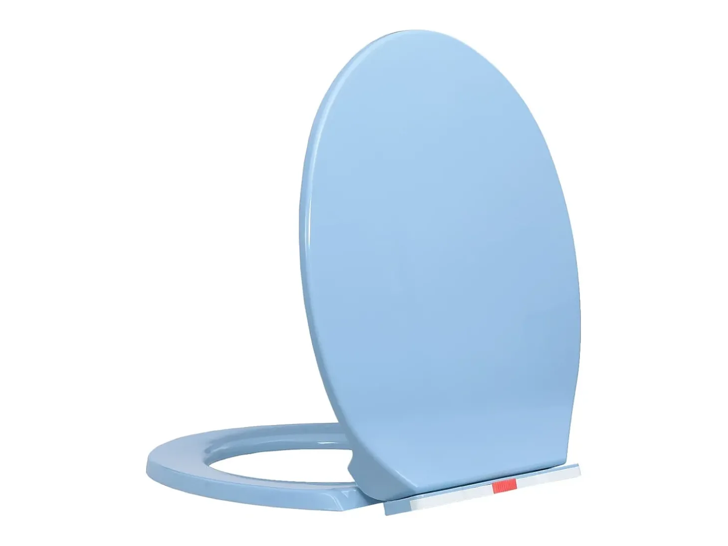 Assento sanitário oval azul com fechamento suave 02_0002924