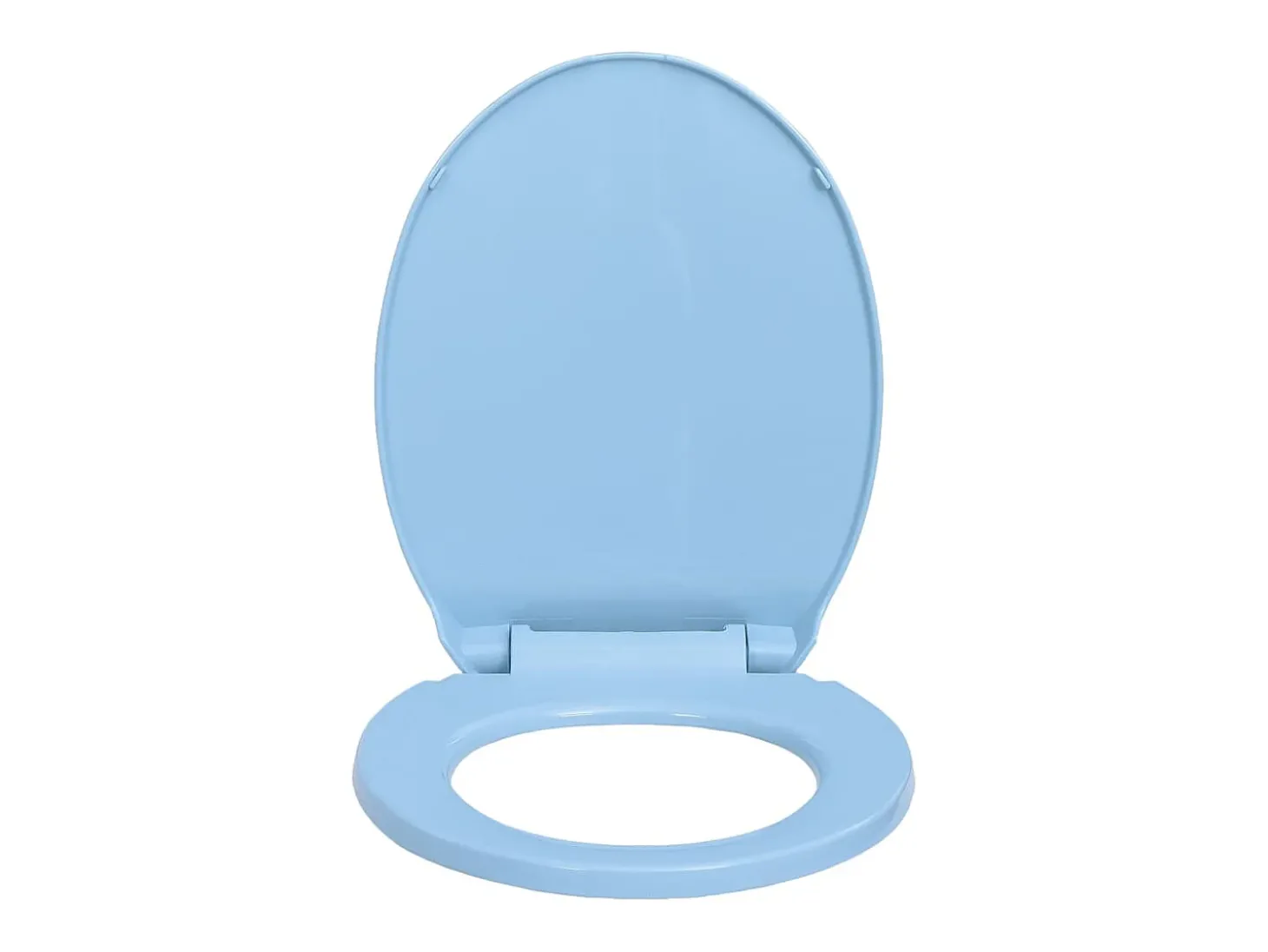 Assento sanitário oval azul com fechamento suave 02_0002924