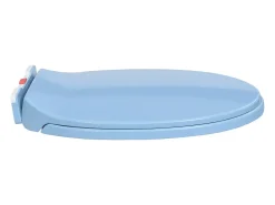 Assento sanitário oval azul com fechamento suave 02_0002924