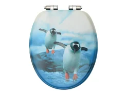 Assento sanitário Penguin em MDF com tampa de fechamento suave 02_0002937
