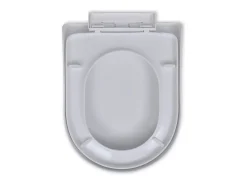 Assento sanitário quadrado com tampa de fechamento suave branco 02_0002890