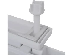 Assento sanitário quadrado com tampa de fechamento suave branco 02_0002890