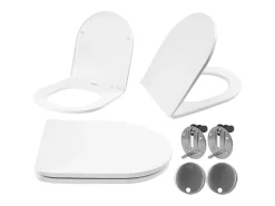 Assento Sanitário Rea Uf Duroplast Flat Carlo Carter White