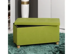 Assento Sizos Verde A. 40 x L. 76 x P. 38 cm