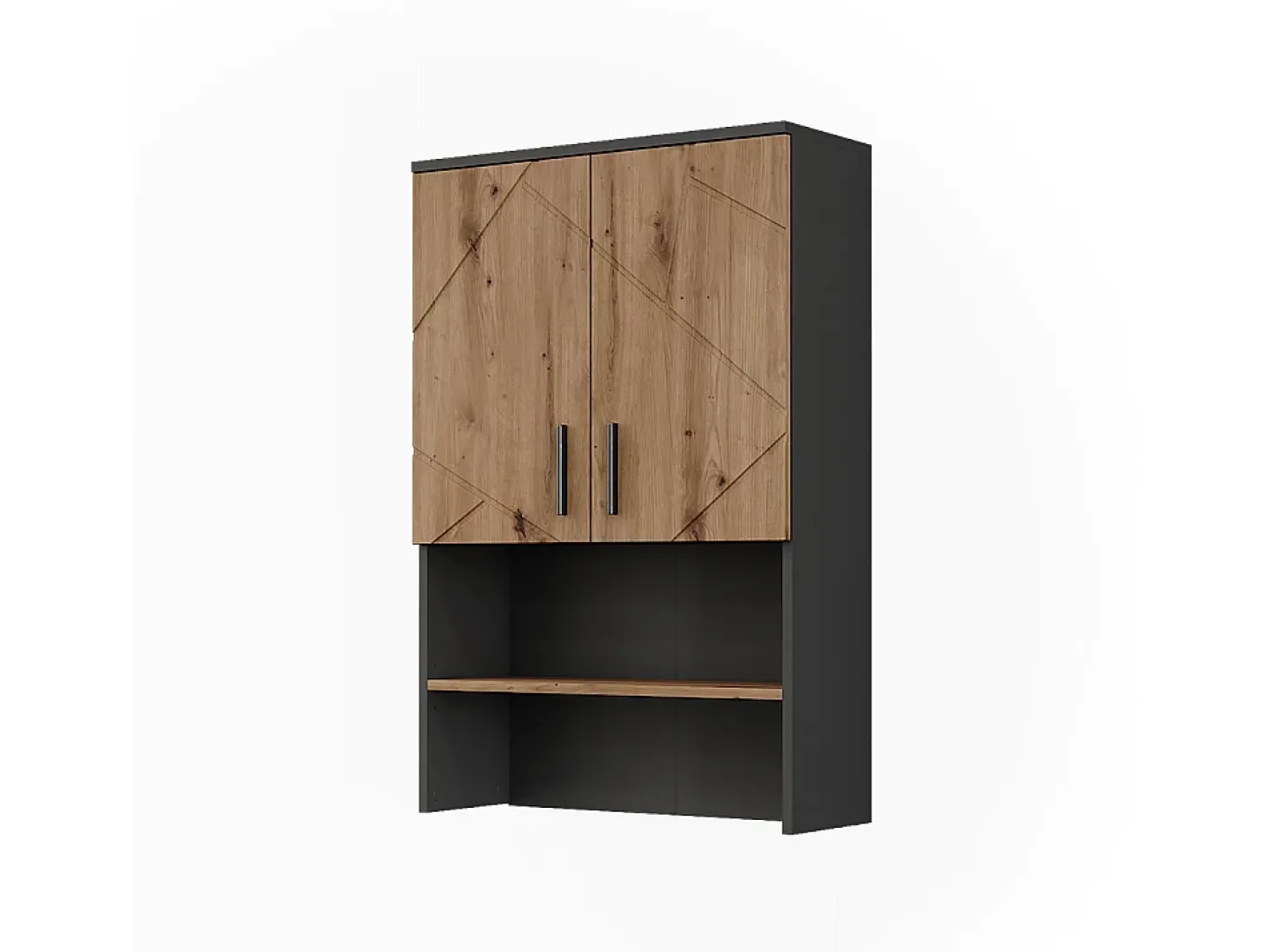 Aufbau für Waschmaschinenschrank antracite/artesanal 68x30x103.5 irma