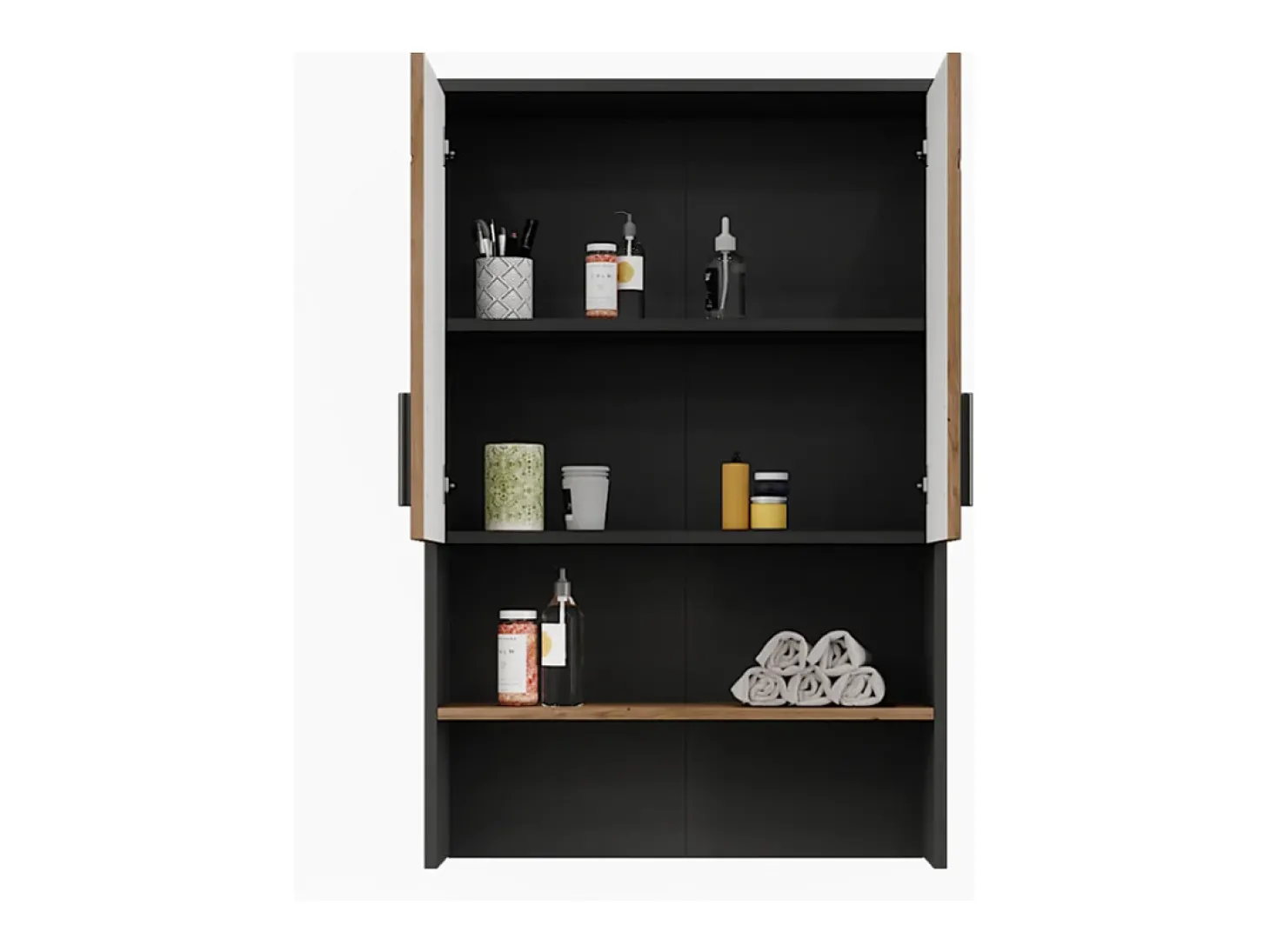 Aufbau für Waschmaschinenschrank antracite/artesanal 68x30x103.5 irma