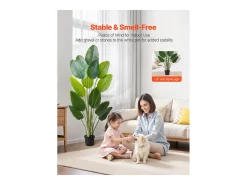 Ave do Paraíso Artificial SucceBuy, 1,8 m, Planta Artificial Tropical em Vaso, Falsa Árvore Tropical, Planta Falsa Folhas Polietileno para Sala