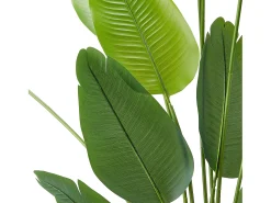 Ave do Paraíso Artificial SucceBuy, 1,8 m, Planta Artificial Tropical em Vaso, Falsa Árvore Tropical, Planta Falsa Folhas Polietileno para Sala