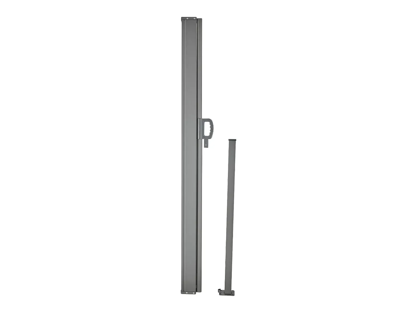 Awning Lateral Retratil SucceBuy, 180 x 350 cm, Tela de Privacidade para Terraço e Separador de Cerca, Bege