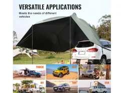 Awning para Veículo SucceBuy, Toldo de Sombra 305 x 213 cm, PU2000mm UV50+, para Camiões, SUV, Carrinhas, Autocaravanas