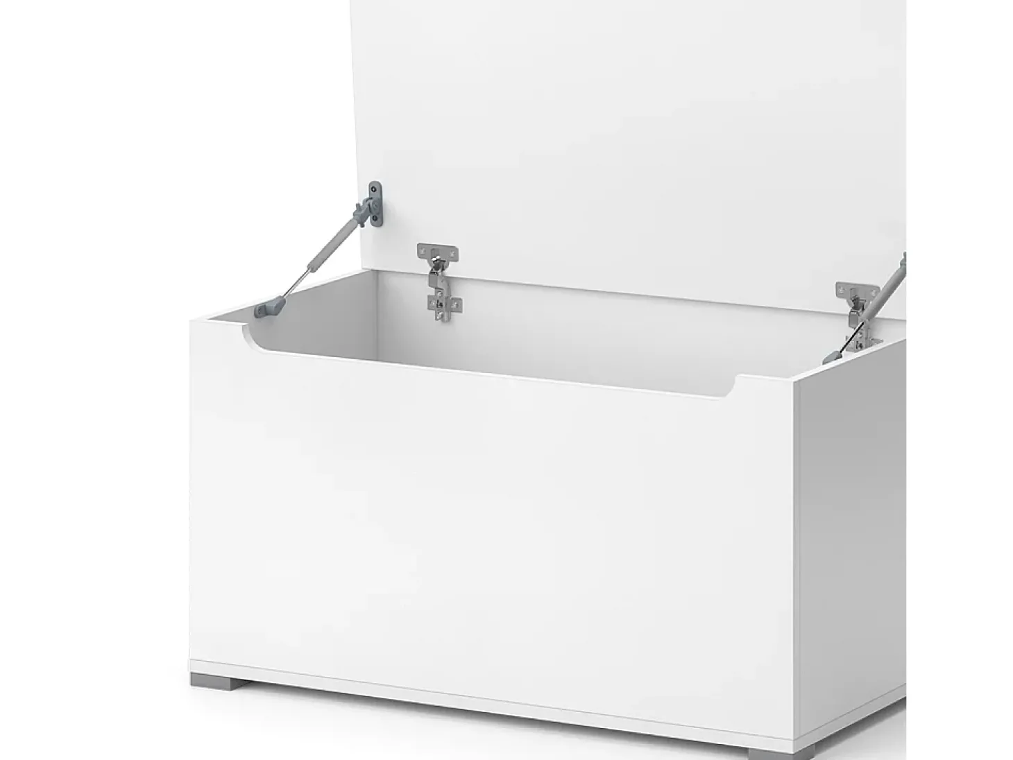 Baú de brinquedos branco 85x46.2x63.7 arno