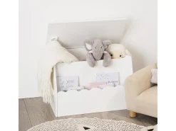 Baú Infantil 1 Gaveta Melamina 57,8 cm Branco