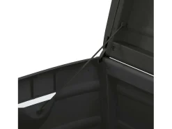 Baú Space-Saver ext. resina preta 260L 80x61x53 cm